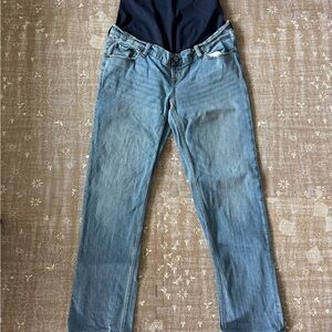 Abercrombie & Fitch Blue Straight Leg Pants